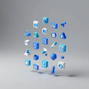 3D Tech Icon & Asset Collection